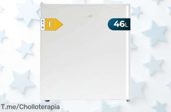 Nevera pequeña Cecotec 46L con puerta reversible y súper silencio aprovecha este super chollo de precio loco nunca visto compra ya antes que acabe la oferta