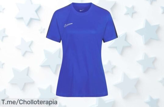 Nike Academy mujer camiseta con tecnología DR1338463 a precio loco y descuento brutal para entrenar sin límites aprovecha ya este ofertón nunca visto ¡corre que se agota!