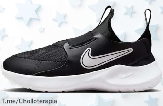 Nike Flex Runner 3 negro y blanco con estabilidad brutal y flexibilidad natural en cada paso precio loco que no volverás a ver aprovecha este ofertón antes de que se agote