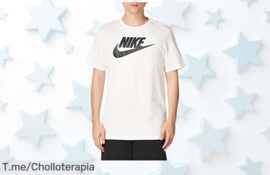Nike M NSW tee Icon Futura con tela súper transpirable para rendir al máximo sin sudar aprovecha este ofertón con descuento brutal y precio loco solo por tiempo limitado ¡corre ya!