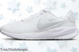 Nike Revolution 7 blanco talla 46 con esponjita súper cómoda precio loco y descuento brutal nunca visto aprovecha este ofertón limitado ¡compra ya!