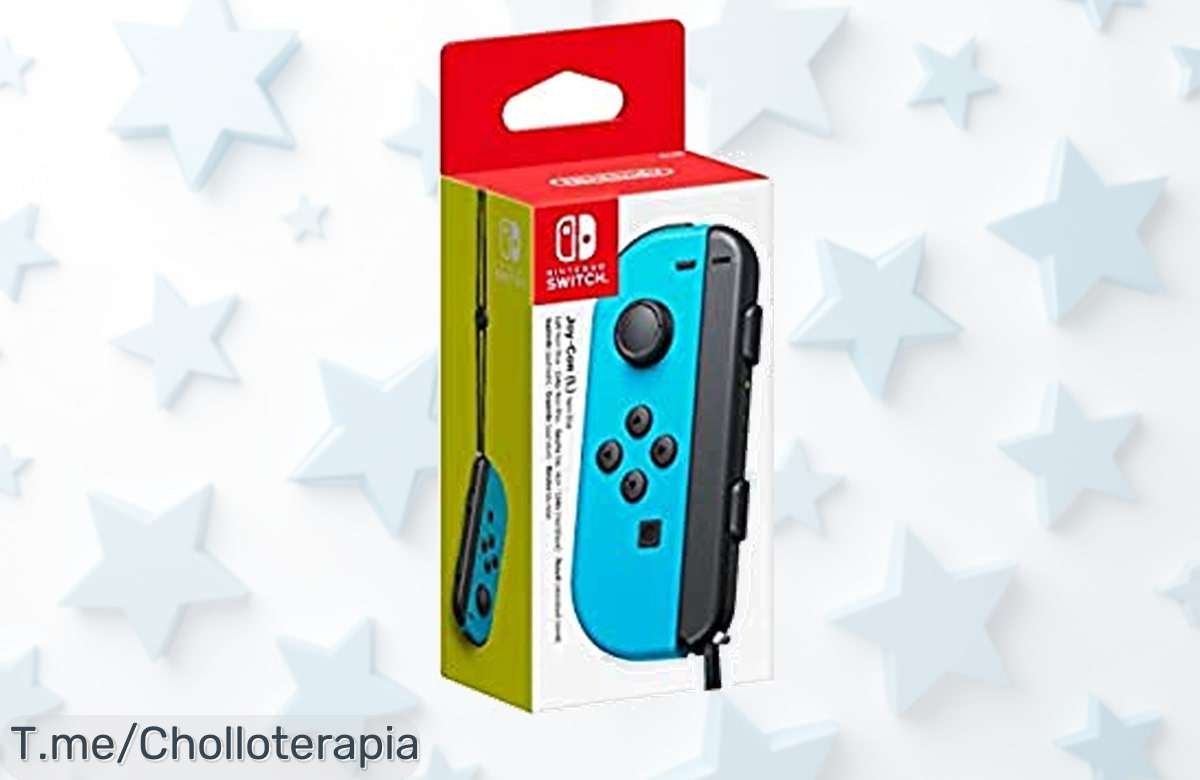 Nintendo JoyCon izquierdo Neon azul con tecnología avanzada para sentir cada movimiento compra ya este ofertón único con descuento brutal y precio loco ¡aprovecha antes que se agote!