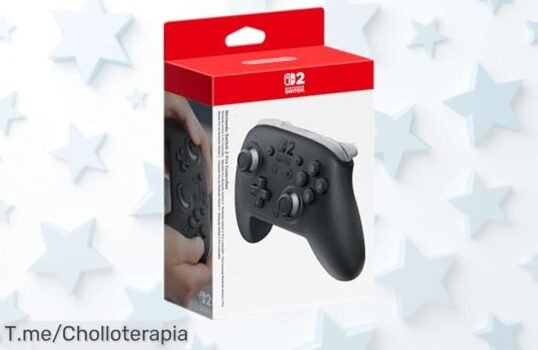Nintendo Switch 2 Pro Controller con respuesta ultrarrápida y batería duradera a un precio loco solo por tiempo limitado aprovecha este ofertón ¡corre que vuelan!
