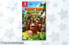 Nintendo Switch Donkey Kong Country Returns HD con niveles alucinantes y acción sin parar a un precio loco que no vas a creer aprovecha este super chollo antes de que se acabe