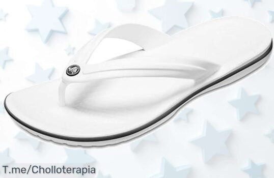 No creas que es un ofertón cualquiera Crocs Crocband Flip blanco 39-40 con suela ultraligera para volar comodidad y diseño duradero a precio loco corre ya oferta nunca vista limitada