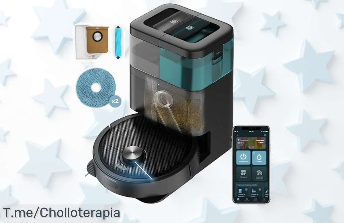 No dejes escapar el robot Conga 15090 SpinArm con base autovaciado y navegación láser a un ofertón nunca visto levanta tu hogar fácil y rápido aprovecha este descuento brutal ya