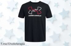 No dejes escapar esta camiseta Under Armour con tejido que seca rapidísimo y corte ancho perfecto aprovecha este ofertón con descuento brutal precio loco por tiempo limitado actúa ya