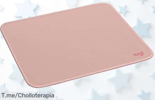 No dejes escapar este super chollo del mouse pad Logitech rosa antideslizante resistente a salpicaduras precio loco con descuento brutal oferta única compra ya