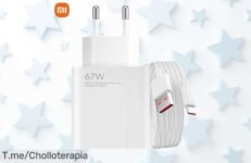 No dejes pasar el cargador Xiaomi 67W con USB tipo A el super chollo que carga tu móvil rapidísimo precio loco y descuento brutal oferta limitada corre por el ofertón