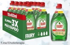 No dejes pasar este ofertón fairy lavavajillas 4,5 L con súper poder antigrasa que elimina la suciedad al instante y olor fresquito precio loco ya¡aprovecha ya!
