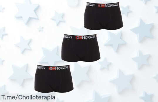 No te pierdas el pack de 3 bóxers Geographical Norway con descuento brutal calidad y comodidad garantizada aprovecha este ofertón antes que desaparezca precio loco limitado