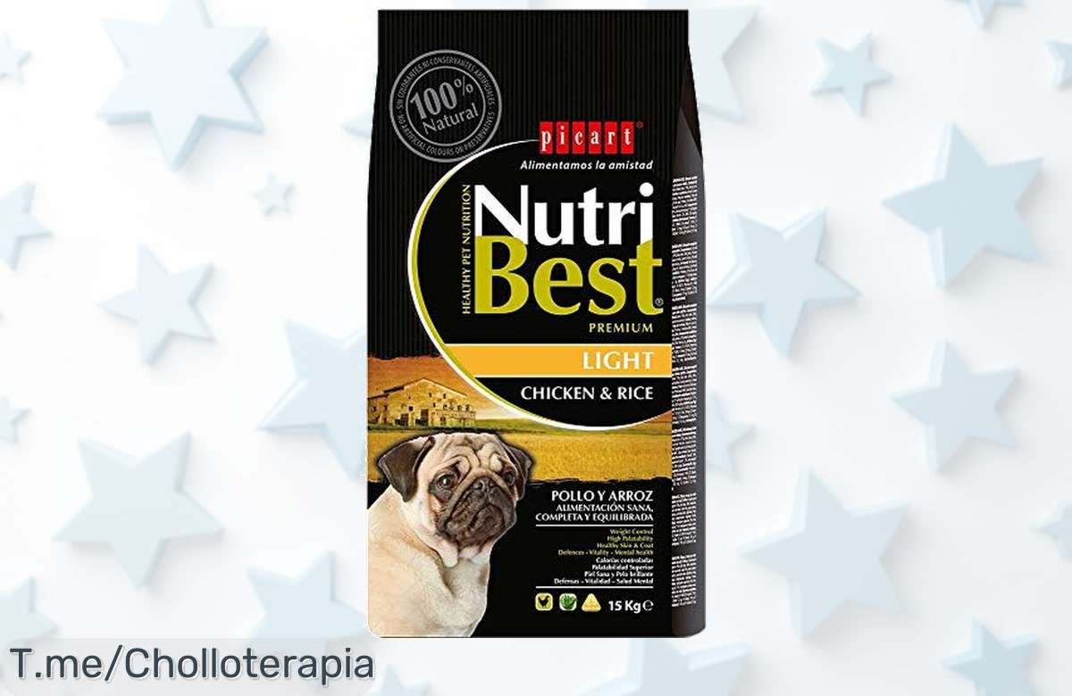 Nutribest dog adult light con caída de precio brutal super chollo para que tu perro controle su peso y siga feliz aprovecha este ofertón limitado ya