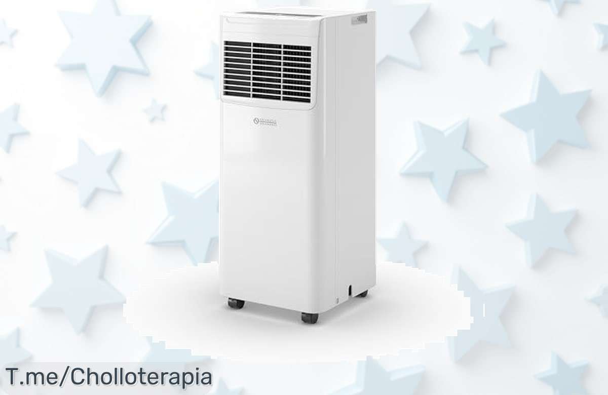 Olimpia Splendid Ultraslim 8000 Btu con ruedas 360 y control digital diseño compacto para frío inmediato oferta brutal precio de ganga corre que vuelan