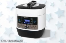 Olla a presión eléctrica Aigostar 55L con 14 funciones fáciles y panel LED único un ofertón con descuento brutal precio loco solo hoy ¡compra ya antes que vuelen!