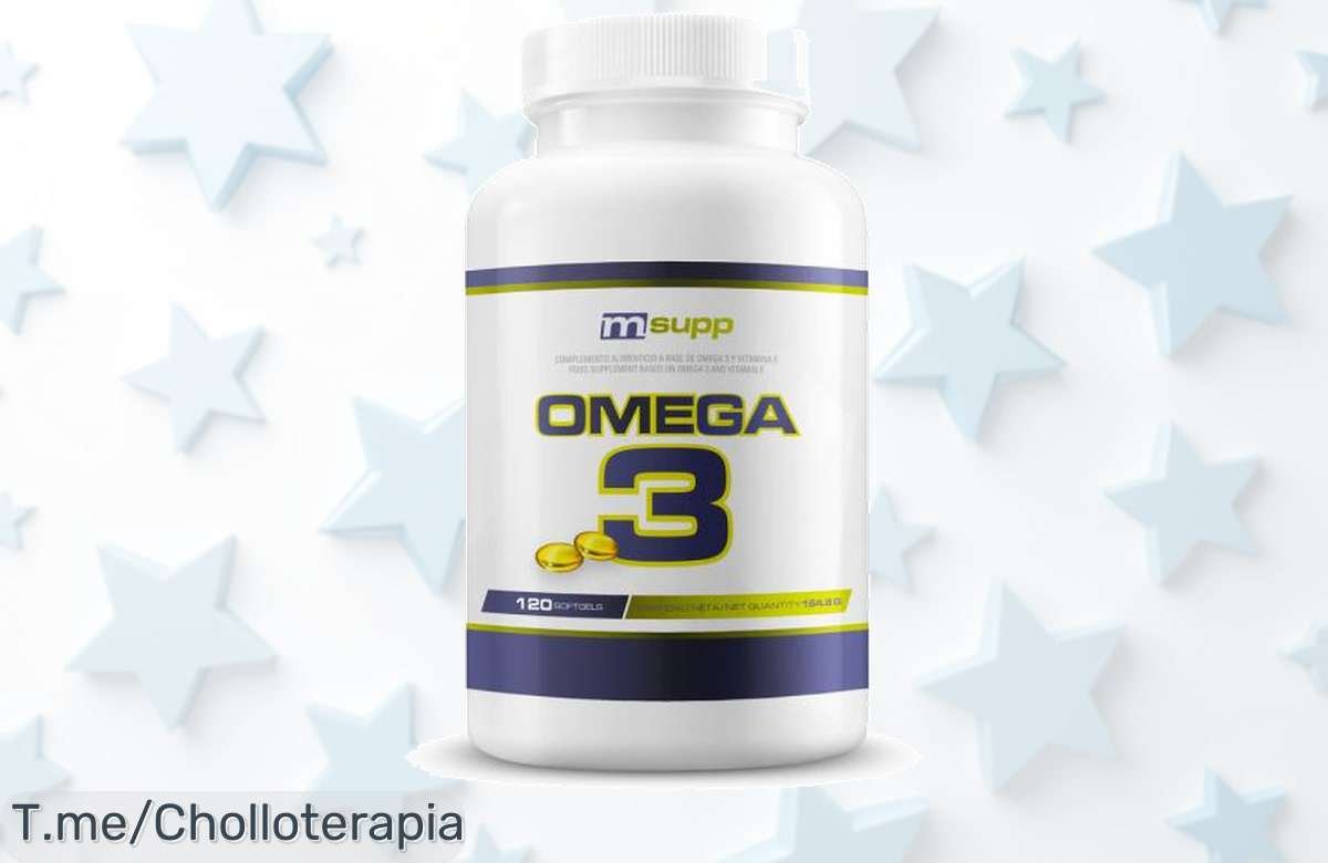 Omega 3 MM Supplements con precio loco y descuento brutal para potenciar tu cerebro y corazón no dejes perder este ofertón ni por un segundo corre ya que es un super chollo nunca visto