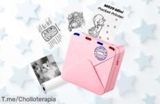 Omezizy Mini impresora bluetooth con app fácil para imprimir fotos y stickers en 3 tamaños descuento brutal nunca visto precio de ganga super chollo corre que se agota