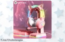 Onikuma X15 Pro cable RGB micrófono flexible con descuento brutal calidad máxima para gamers ¡No pierdas este súper chollo precio de ganga oferta nunca vista corre ya!