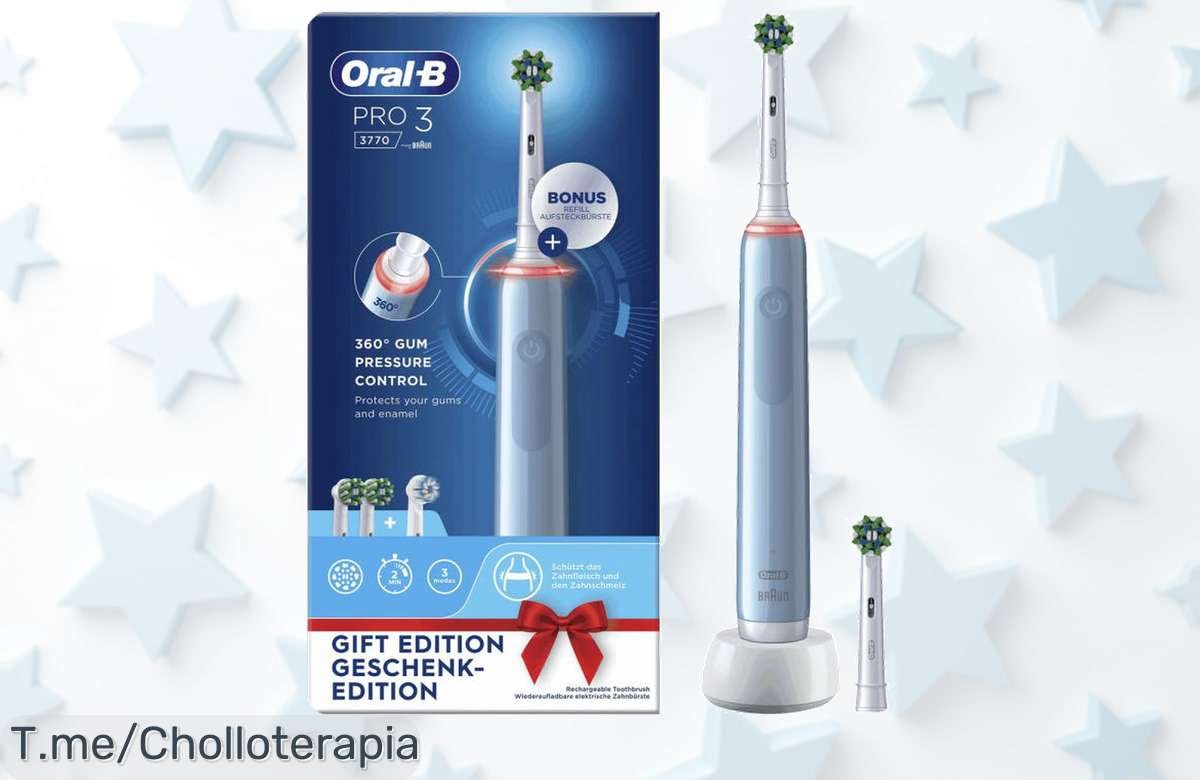 Oral-B Pro 3 3700 eléctrico con limpieza profunda y dientes sanos al instante precio de ganga nunca visto aprovecha este ofertón limitado ya