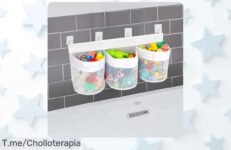 Organiza el baño sin líos con almacenamiento para juguetes de bañera rápido y resistente precio loco descuento brutal oferta nunca vista corre que vuelan