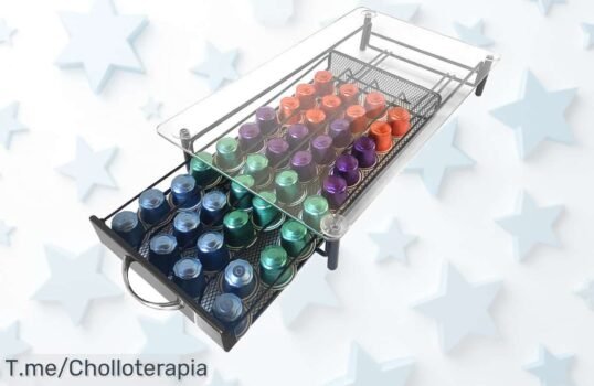Organiza tus cápsulas Nespresso con estilo y tapa de cristal diseño top precio loco que no volverás a ver coloca orden ahora en este super chollo por tiempo limitado