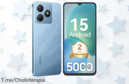 Oscal 2025 súper móvil con batería brutal de 5000mAh y cámara doble para fotos geniales precio loco en un ofertón nunca visto corre ya que esta ganga vuela