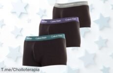 Pack Calvin Klein 3 boxers low rise trunks con caída de precio brutal único nunca visto el super chollo que esperabas aprovecha esta oferta limitada ¡corre ya!
