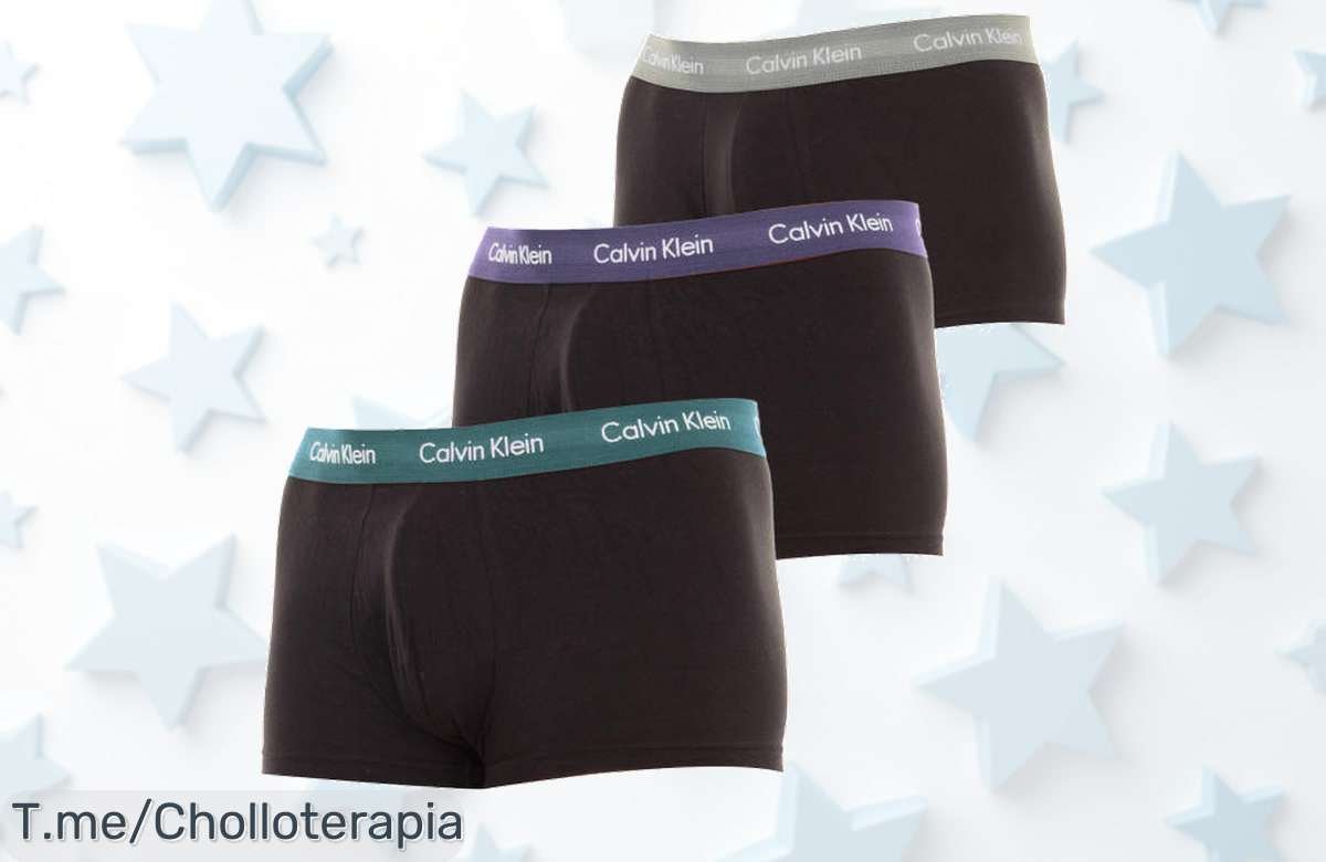 Pack Calvin Klein 3 boxers low rise trunks con caída de precio brutal único nunca visto el super chollo que esperabas aprovecha esta oferta limitada ¡corre ya!