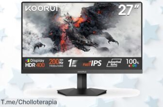 Pantalla gaming 27 Full HD con 200Hz y respuesta de 1ms precio loco nunca visto aprovecha el super chollo con colores HDR400 oferta limitada compra ya