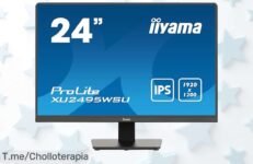 Pantalla iiyama de 24” ips con altavoces y hdmi a precio loco nunca visto imagen nítida súper chollo con descuento brutal aprovecha ya antes que se acabe