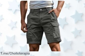 Pantalones cortos cargo vintage para hombre con bolsillos súper prácticos disfruta del verano con estilo y un precio loco aprovecha este ofertón nunca visto compra ya antes que sea tarde