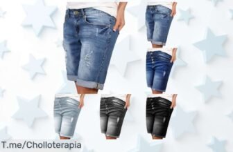 Pantalones cortos vaqueros rasgados con bolsillos súper prácticos en un ofertón nunca visto precio de ganga corre ya antes que vuelen unidades limitadas
