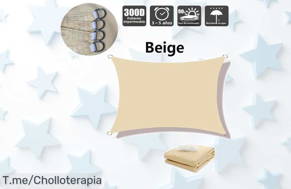 Parasol impermeable grande de algodón con súper protección sol y lluvia precio loco y descuento brutal único nunca visto aprovecha este ofertón urgente pocas unidades