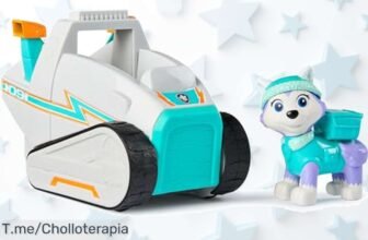 Patrulla Canina Everest con moto de nieve gira y avanza para aventuras sin fin diversión garantizada precio loco y descuento brutal ¡aprovecha ya antes que se agote este ofertón!