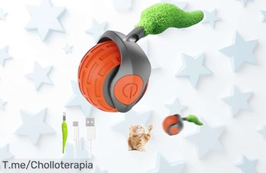 Pelota hulaiyaa con luz led que se mueve sola para mascotas super silenciosa precio loco que mantiene a tu amigo feliz y activo aprovecha el ofertón limitado ya