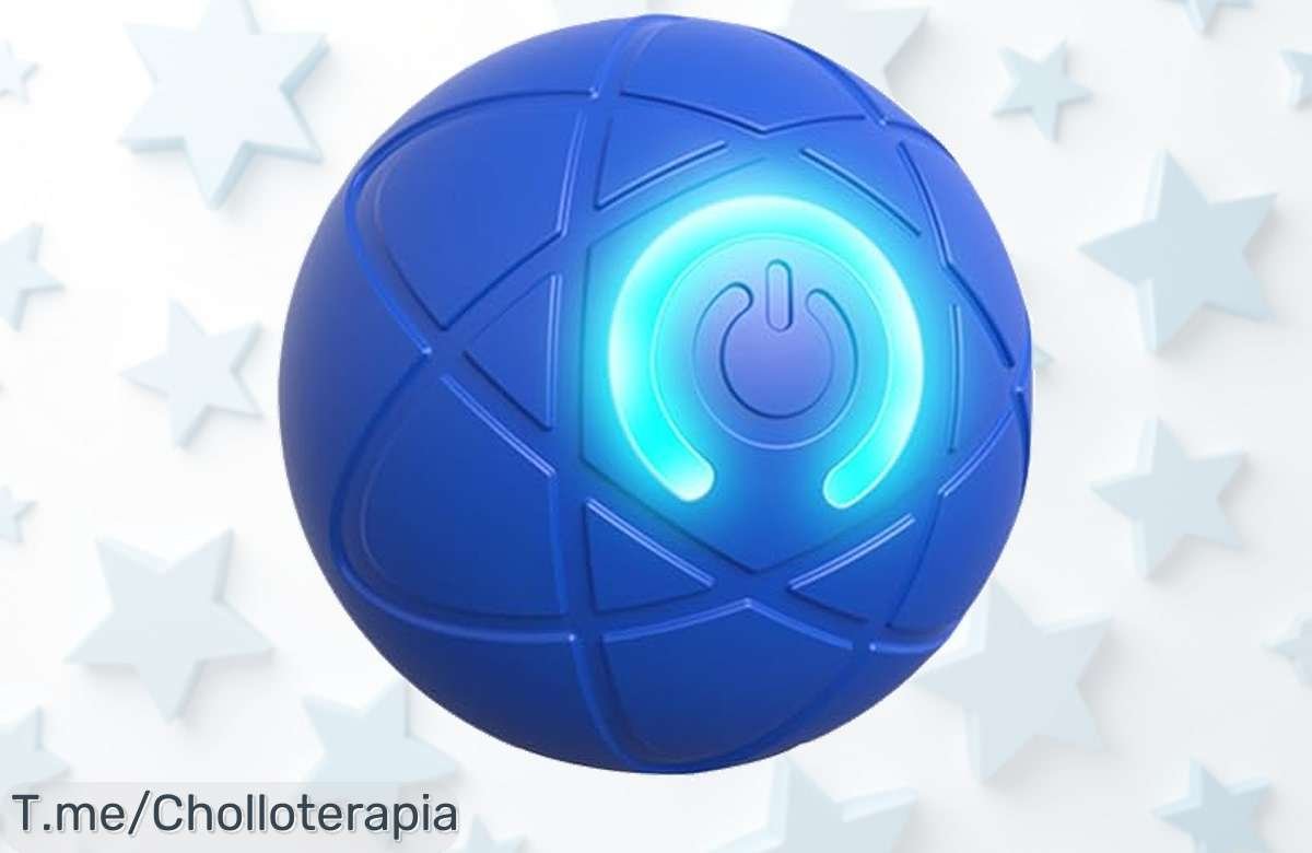 Pelota inteligente para gato o perro que nunca se cansa con batería recargable disfruta un súper chollo y descuento brutal corre ya por este ofertón único