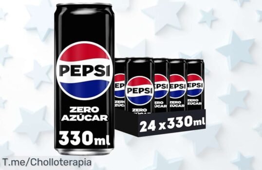 Pepsi Zero pack 24 latas con cero azúcar y cero calorías en un precio loco nunca visto disfruta sin culpa este ofertón de descuento brutal corre que se agota