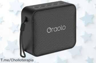 Pequeño altavoz Bluetooth impermeable con sonido potente y 24H de batería precio loco nunca visto aprovecha este ofertón único ¡corre que vuelan!