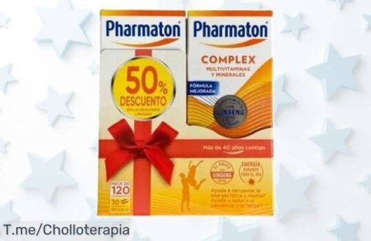 Pharmaton Complex dos envases para energía y concentración máxima con descuento brutal nunca visto corre ya que es el súper chollo de precio loco ¡ofertón limitado!