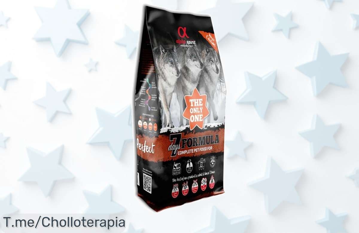 Pienso natural alpha spirit 12 kg fórmula 7 días super chollo con descuento brutal para la salud de tu perro precio de ganga y oferta limitada actúa ya