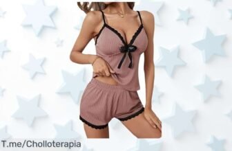 Pijamas Satohom mujer verano con encaje sexy y chic en oferta nunca vista precio de ganga corre que es un super chollo irrepetible antes que se agoten