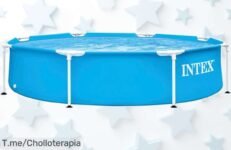 Piscina Intex desmontable con estructura súper resistente monta en minutos para que tus peques disfruten sin parar precio loco y chollazo limitado ¡aprovecha ya!