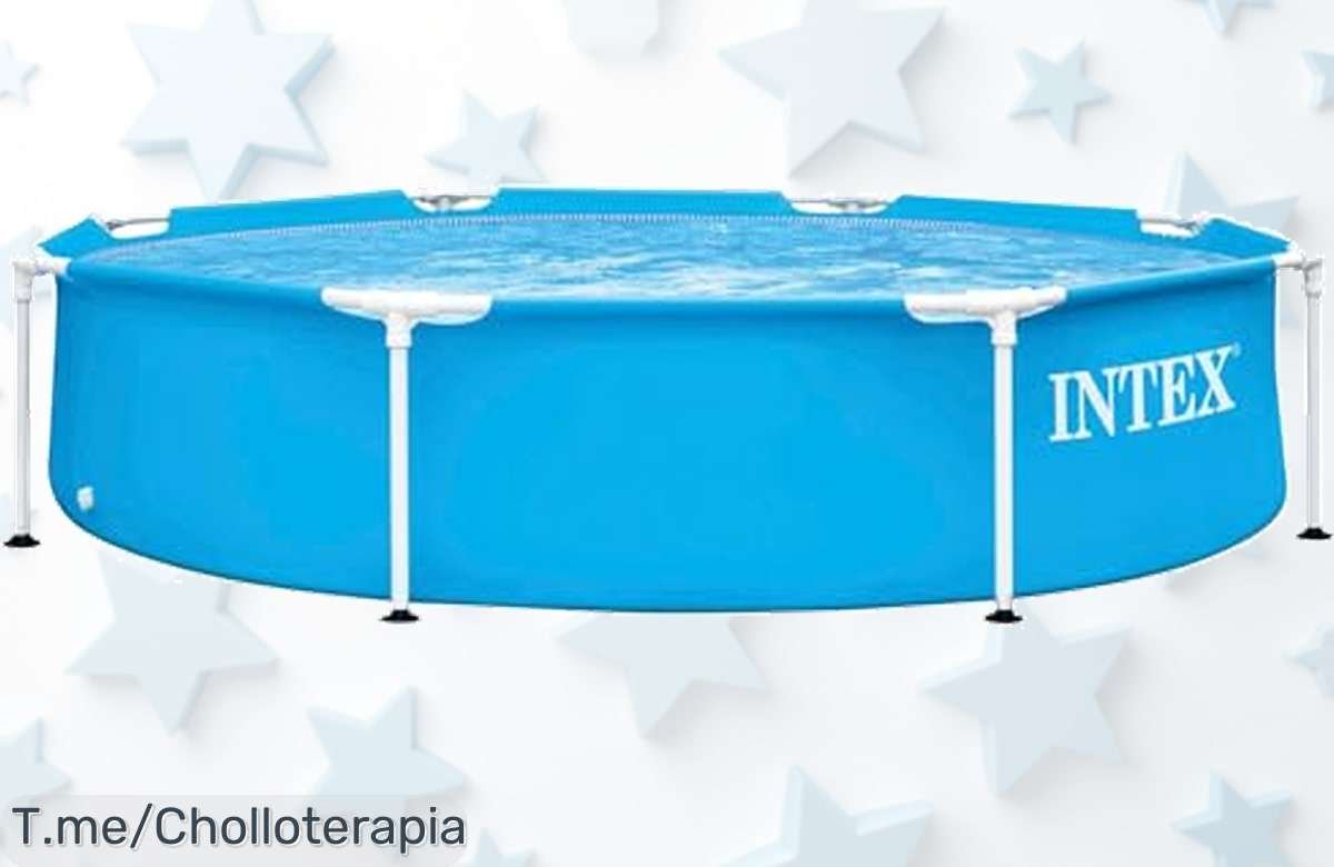 Piscina Intex desmontable con estructura súper resistente monta en minutos para que tus peques disfruten sin parar precio loco y chollazo limitado ¡aprovecha ya!