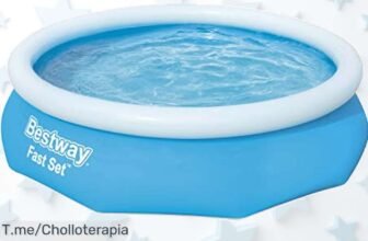 Piscina desmontable Bestway Fast Set con paredes ultra resistentes disfruta de un fresquito precio loco nunca visto corre y aprovecha este ofertón único