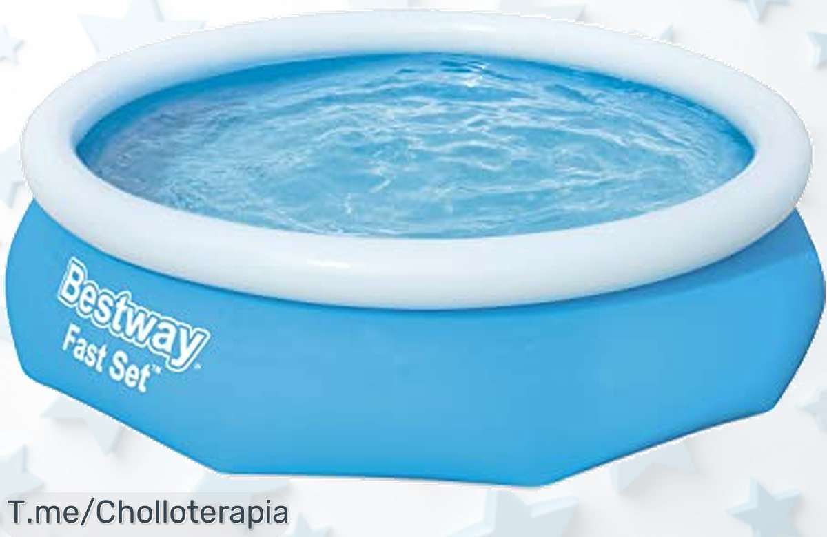 Piscina desmontable Bestway Fast Set con paredes ultra resistentes disfruta de un fresquito precio loco nunca visto corre y aprovecha este ofertón único