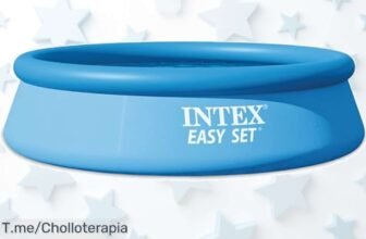 Piscina hinchable Intex gigante súper resistente capacidad para 34 personas disfrútala ya con un super chollo y descuento brutal que nunca visto corre urgente