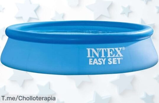 Piscina hinchable Intex súper resistente con montaje rápido disfruta ya de casi 2000 litros en este ofertón único precio loco y descuento brutal corre que vuelan