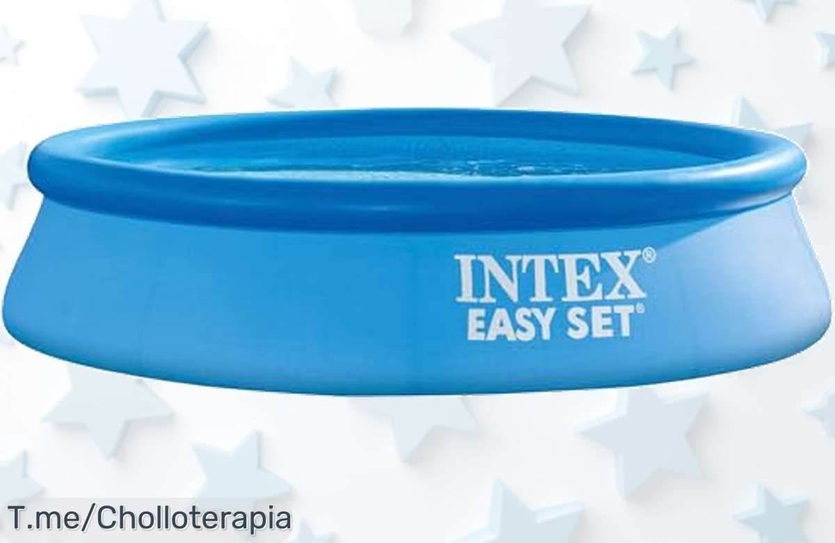 Piscina hinchable Intex súper resistente con montaje rápido disfruta ya de casi 2000 litros en este ofertón único precio loco y descuento brutal corre que vuelan