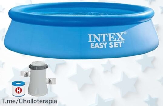 Piscina hinchable gigante con depuradora potente para 3 personas precio loco y montaje en 10 minutos aprovecha este ofertón único con descuento brutal antes que se agote