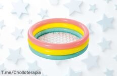 Piscina intex 3 aros para peques colores súper divertidos con kit parches es el super chollo que tu hijo merece ¡ofertón exclusivo y descuento brutal por tiempo limitado actúa ya!