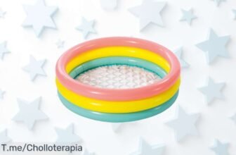 Piscina intex 3 aros para peques colores súper divertidos con kit parches es el super chollo que tu hijo merece ¡ofertón exclusivo y descuento brutal por tiempo limitado actúa ya!